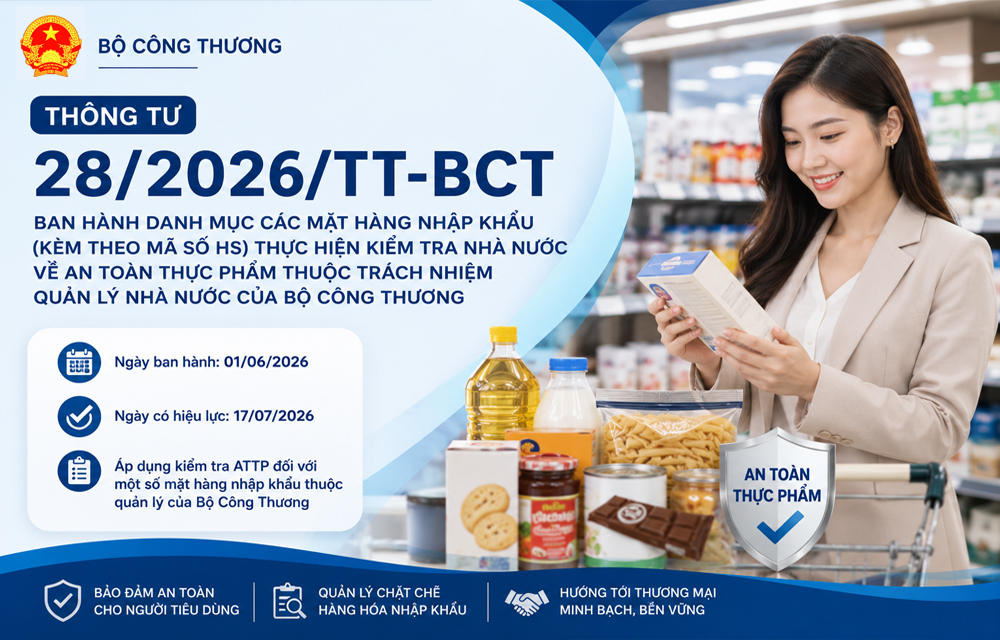 Thông tư số 28/2026/TT-BCT của Bộ Công thương